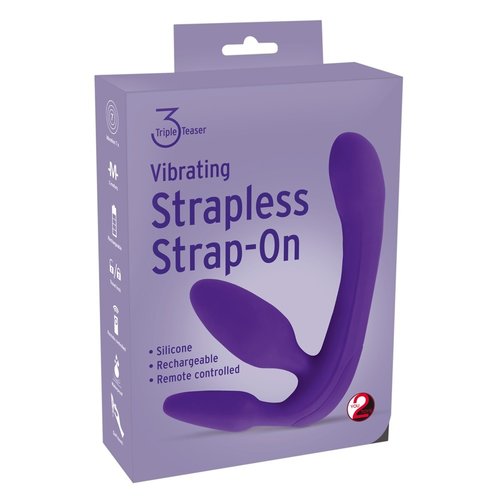 You2Toys Straploos Strap On Vibrator met Interne Vibrators