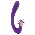 JAVIDA Verwarmde Rabbit Vibrator met Tongwiel