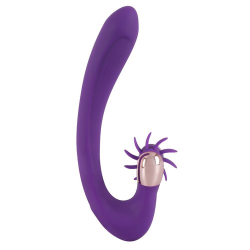 JAVIDA Verwarmde Rabbit Vibrator met Tongwiel