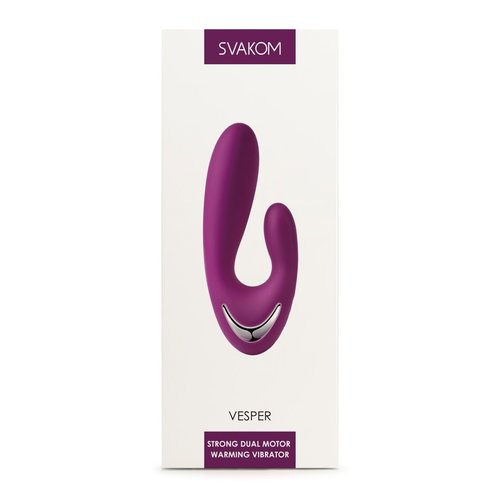 Svakom Vesper Siliconen Tarzan Vibrator Verwarmd