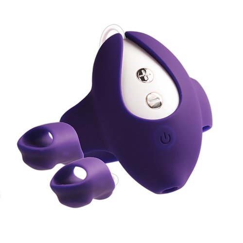 VeDO Siliconen Vinger Vibrator met Dubbele Vibratie