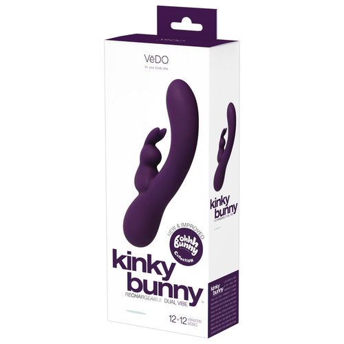 VeDO Kinky Siliconen Bunny Vibrator Fijnzacht