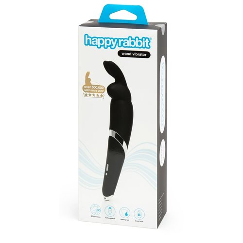 happyrabbit Wand Rabbit Vibrator met Krachtige Kop