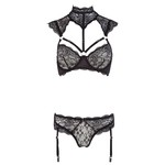 Cottelli Collection Lingerie Stijlvol Lingerie Set met Kanten Afwerking en Kraag