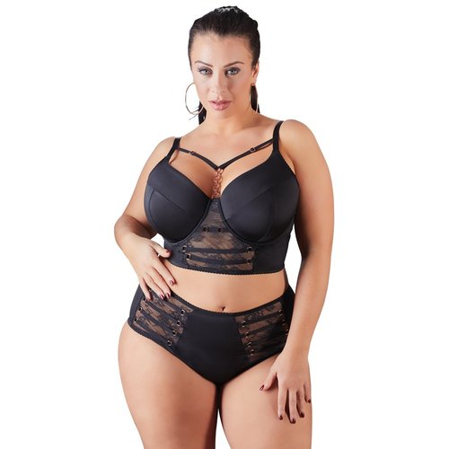 Cottelli Collection Plus Plus Size Longline Beha met Licht Gevoerde Cups