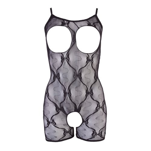 Mandy Mystery Lingerie Romper Catsuit met Open Borsten en Kruis