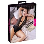 Cottelli Collection Lingerie Kanten Erotische V Split Body met Open Kruis