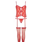 Mandy Mystery Lingerie Sexy Jarretel Set met Mooie Strikjes