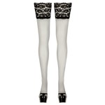 Cottelli Collection Stockings & Hosiery Zelf Dragende Kousen met Kanten Rand