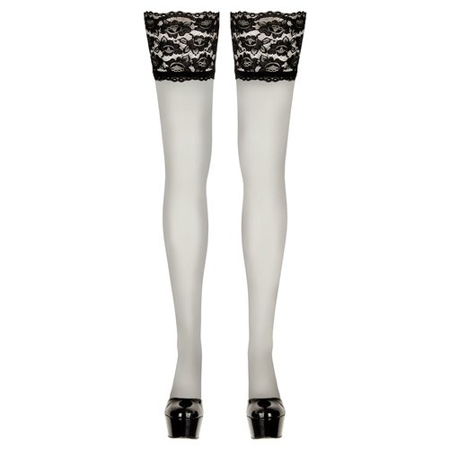 Cottelli Collection Stockings & Hosiery Zelf Dragende Kousen met Kanten Rand