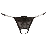 Cottelli Collection Lingerie Spannende Open String met Geborduurde Bloem