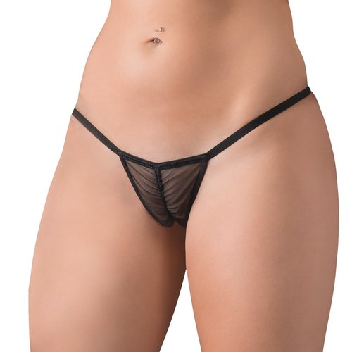 Mandy Mystery Lingerie Sexy Cameltoe String Licht Transparant