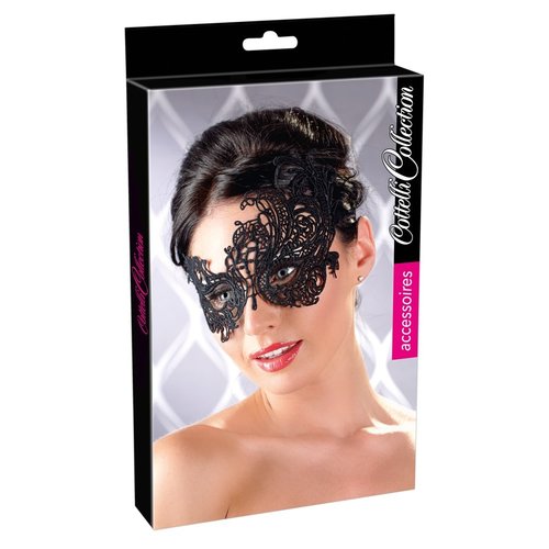 Cottelli Collection Accessoires Stijlvol Masker met Delicate Versieringen