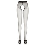 Open Kruis Panty met Gewoven Tangopatroon Cottelli Collection Stockings & Hosiery Open Kruis Panty met Gewoven Tangopatroon