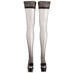 Cottelli Collection Stockings & Hosiery Net Kousen Stay Up Variant met Siliconen Sluiting