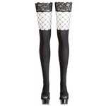 Cottelli Collection Stockings & Hosiery Spannende Kousen met Ruitmotief