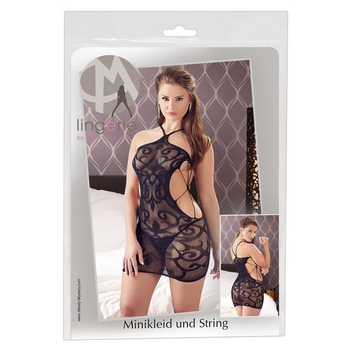 Mandy Mystery Lingerie Spannende Mini Jurk met Sensuele Uitsparingen