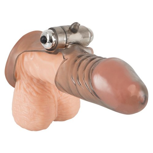 You2Toys Vibrerende Penis Sleeve met Ribbels Transparant