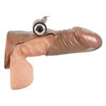 You2Toys Vibrerende Penis Sleeve met Ribbels Transparant