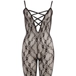 Mandy Mystery Lingerie Catsuit Halter Model Klittenband met open Ontwerp