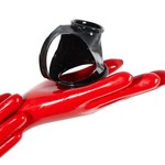 Late X Latex Penis Ring en Ball Stretcher