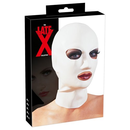 Late X Latex Hoofdmasker met Opening Ogen en Mond