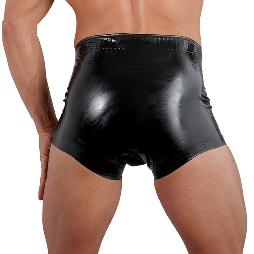 Late X Latex Luier Shorts met Hoge Taille