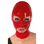 Late X Latex Hoofdmasker met Opening Ogen en Mond