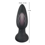 Black Velvets Vibrerende Buttplug met Pulserend Effect en Afstandsbediening