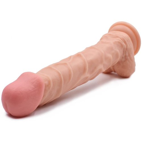 Handful XXL Realistische Zuignap Dildo met Balzak