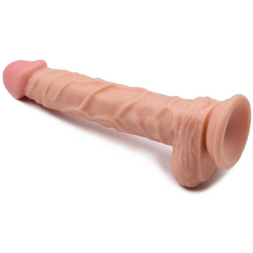 Handful XXL Realistische Zuignap Dildo met Balzak