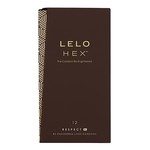 LELO Lelo Hex Hoogwaardige Honingraat Structuur Condooms Respect XL 12 stuks