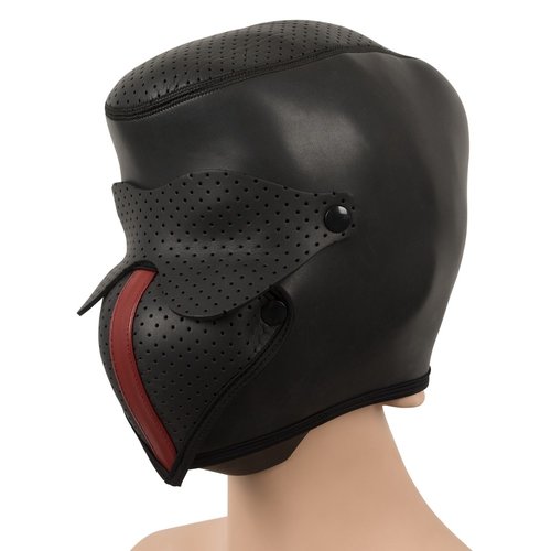 Fetish Collection Fetish Hoofmasker met Geperforeerde Inzetstukken Isolerend