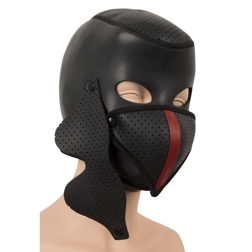 Fetish Collection Fetish Hoofmasker met Geperforeerde Inzetstukken Isolerend