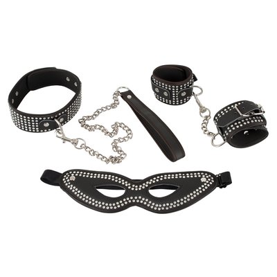 Bad Kitty Sprankelende Bondage Boeien en Halsband Set Sprankelende Bondage Boeien en Halsband Set