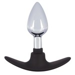 You2Toys Metalen Buttplug met Siliconen Stop Temperatuurgevoelig Small