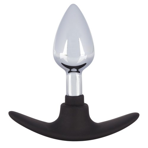 You2Toys Metalen Buttplug met Siliconen Stop Temperatuurgevoelig Small