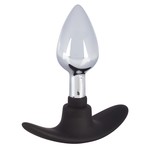 You2Toys Metalen Buttplug met Siliconen Stop Temperatuurgevoelig Small