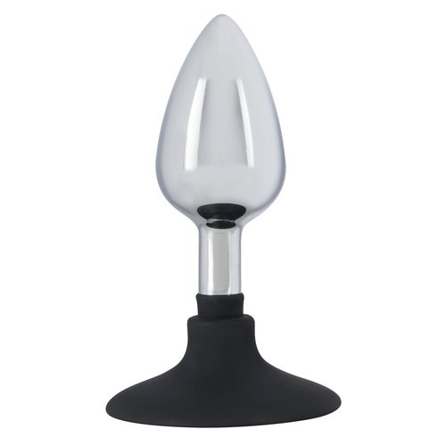 You2Toys Metalen Buttplug met Siliconen Zuignap Stop Temperatuurgevoelig Medium