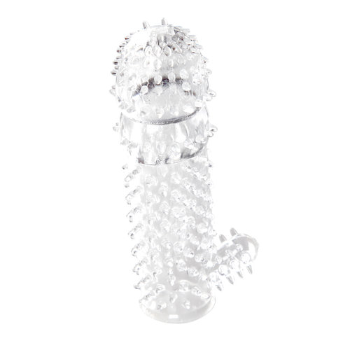 Maxx'Oh Geribbelde Penis Sleeve met Extra Stimulerende Noppen Recht