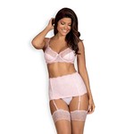 Obsessive Girlly Jarretel Lingerie Set Subtiel en Sexy