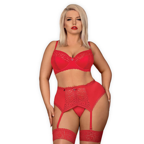 Obsessive Jolierose Jarretel Set Sensueel en Opvallend