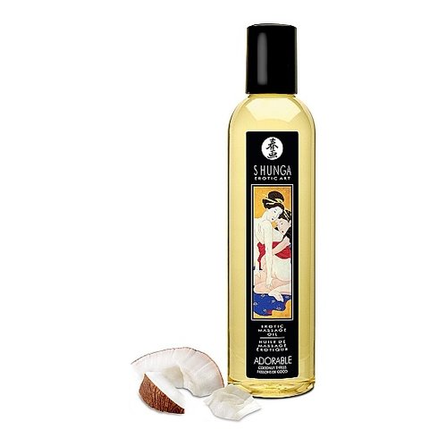 Shunga Shunga Massage Olie Hoogwaardig en 100% Natuurlijk met Verschillende Geuren 240 ml