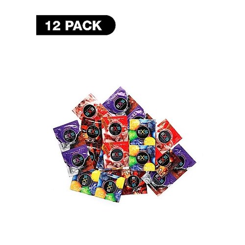 EXS EXS Mix Flavour Premium Condooms met Smaak 12 stuks