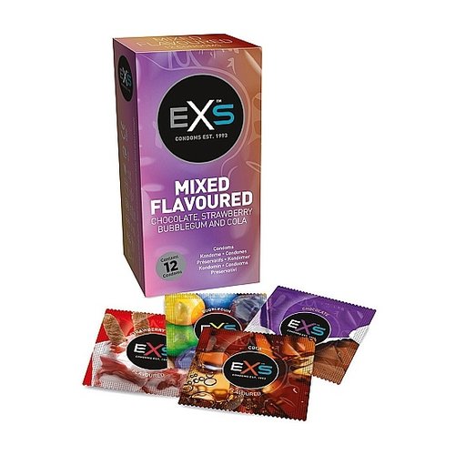 EXS EXS Mix Flavour Premium Condooms met Smaak 12 stuks