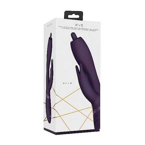 Vive Nilo Luxe Rabbit Vibrator met Roterende Tip