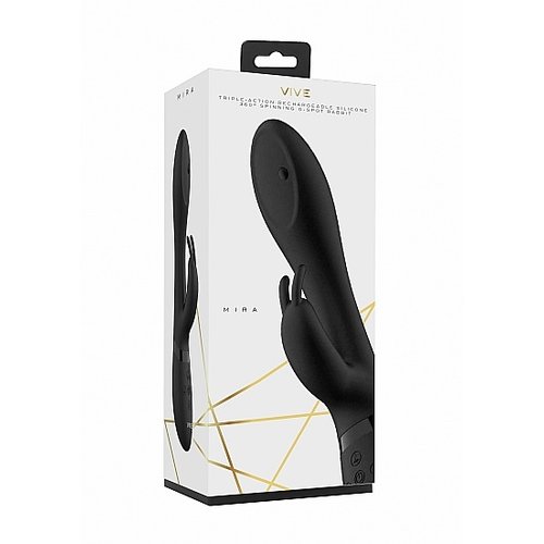 Vive Mira Luxe G-spot Rabbit Vibrator met Roterende Nop