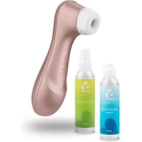 Satisfyer Satisfyer Pro 2 Gen 2 Combinatie Deal Cleaner en Glijmiddel