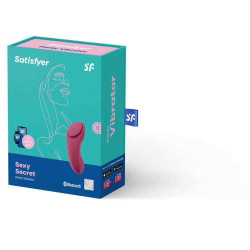 Satisfyer Sexy Secret Bordeaux incl. Bluetooth en App Satisfyer Satisfyer Sexy Secret Bordeaux incl. Bluetooth en App