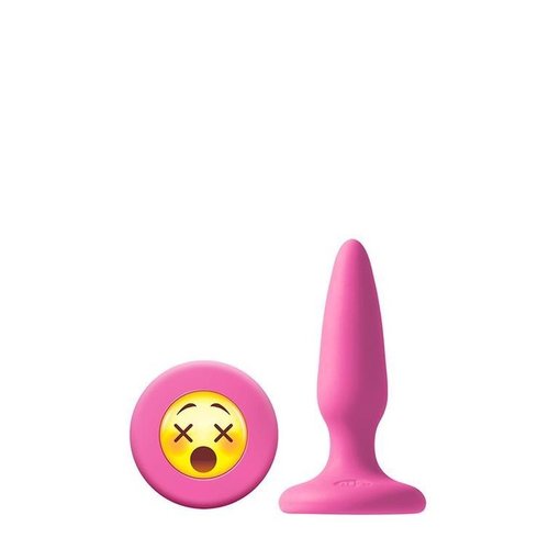 NSnovelties Siliconen Buttplug met Emoji Stop WTF Small